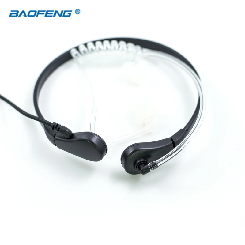 Горло микрофон Baofeng Walkie Talkie вибрационная гарнитура для портативного радио BF UV-5R