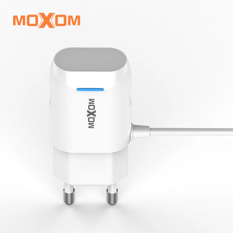 MOXOM USB зарядное устройство для дома EU вилка настенное мобильного телефона адаптер