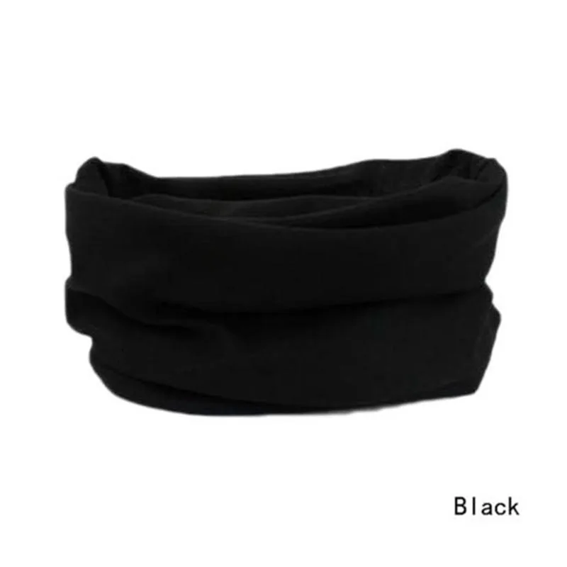 High Quality Men Women Neck Warmer Thermal Scarf Neckerchief Cycling Sports Working Protective Face Mask Headwear Parts - Цвет: Черный