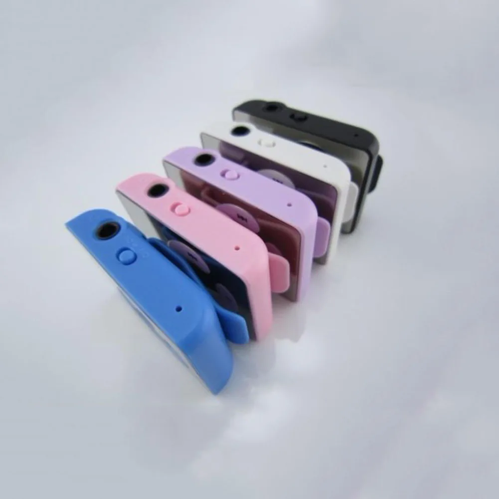 1Pc New Waterproof Portable TF Card Digital MP3 Player Music Clip Mirror Mini Sports C Button#20