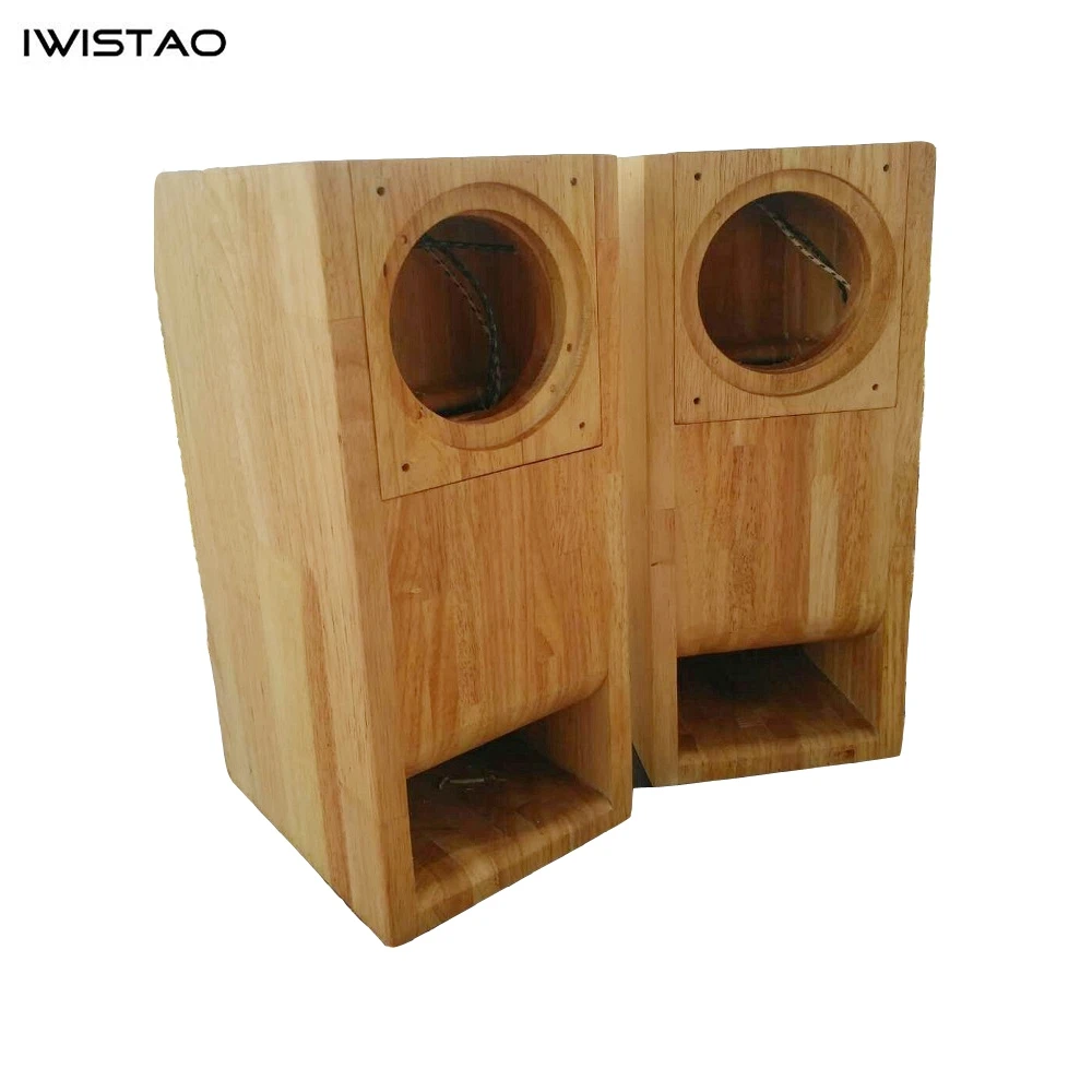 IWISTAO HIFI 4 дюймовый Полнодиапазонный динамик пустой шкаф 1 пара готовой древесины