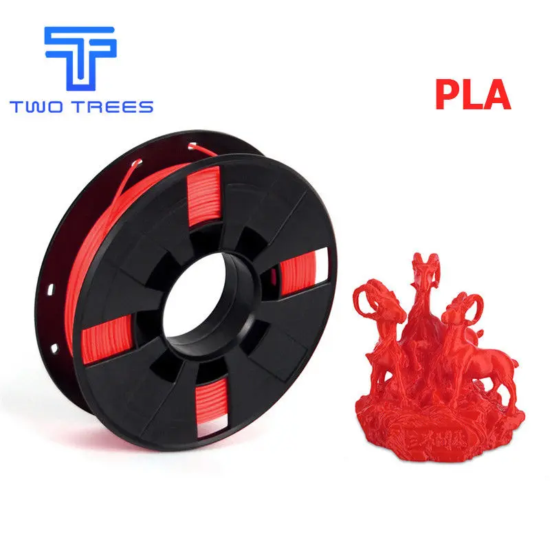 PLA red DIY 3d Принтер Нити много цветов опционально PLA/ABS 1,75 для MakerBot RepRap пластиковые резиновые расходные материалы материал 0,2/кг - Цвет: PLA red