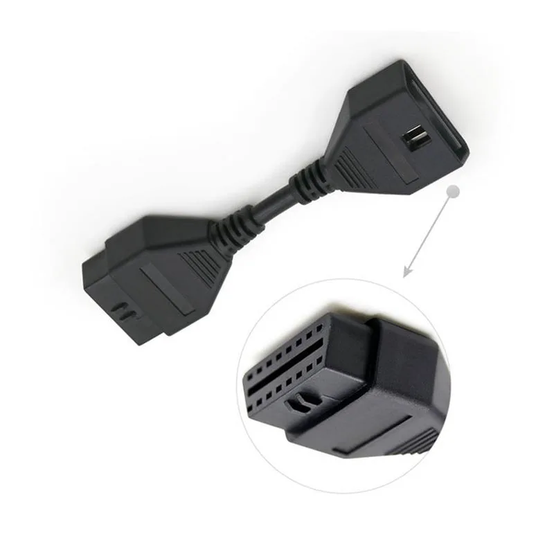 Обед X431 автомобиля OBD OBD2 14 см 16Pin соединитель для удлинителя авто легко инструмент