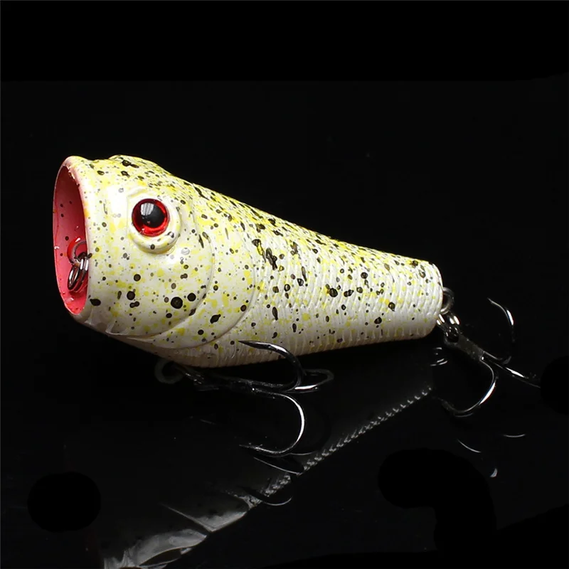 Yuewins 5 см 7 9 г Поппер рыболовные приманки isca искусственные Crankbait воблеры 6 # крючки