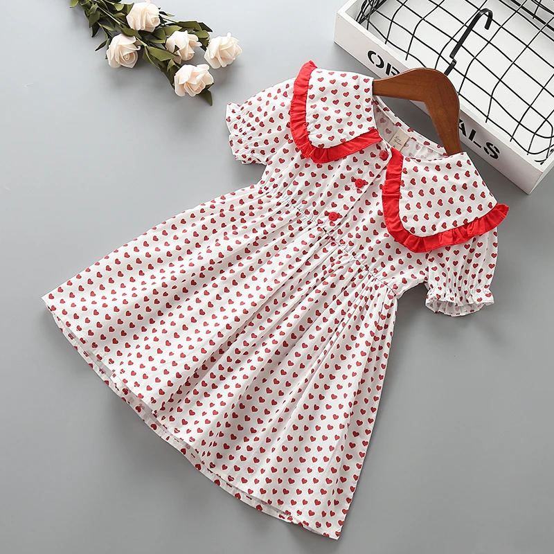 2-6 years High quality girl dress 2020 new summer fashion bow stripe kid children clothing party formal princess | Детская одежда и