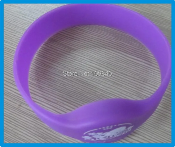 500pcs 13.56MHZ RFID Silicone Wristband with NTAG213,ISO14443A RFID Bracelet for access control/events