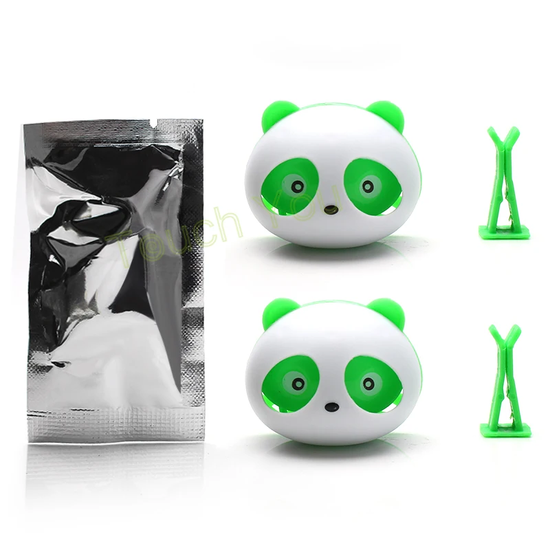 Car Perfume Air Freshener 5 Colors 100 Original Fragrance Conditioning Vent car styling Accessories Panda Eyes Will Jump | Автомобили и