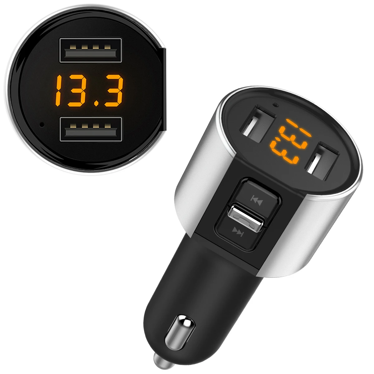 C26S двойной usb порт + 3.4A автомобильное зарядное устройство Bluetooth fm передатчик