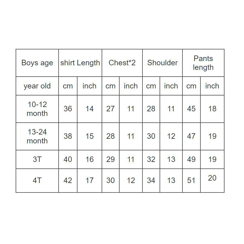 Комплект одежды для маленьких мальчиков на день рождения из 2 предметов 1 2 3