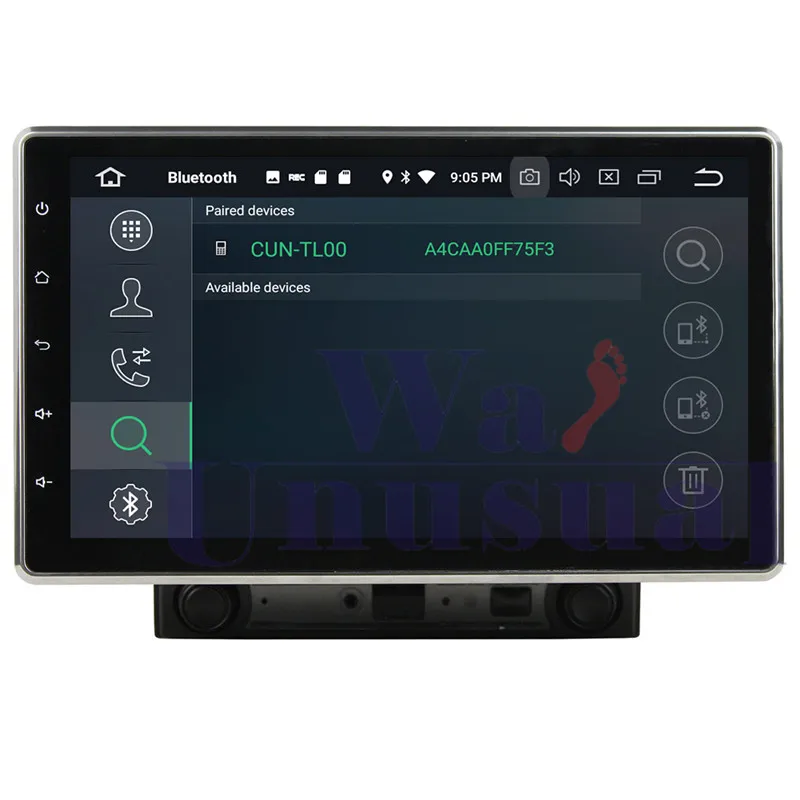 Wanuary Автомобильный gps навигатор Android 8 0 для 10 1 дюймов Универсальный без DVD