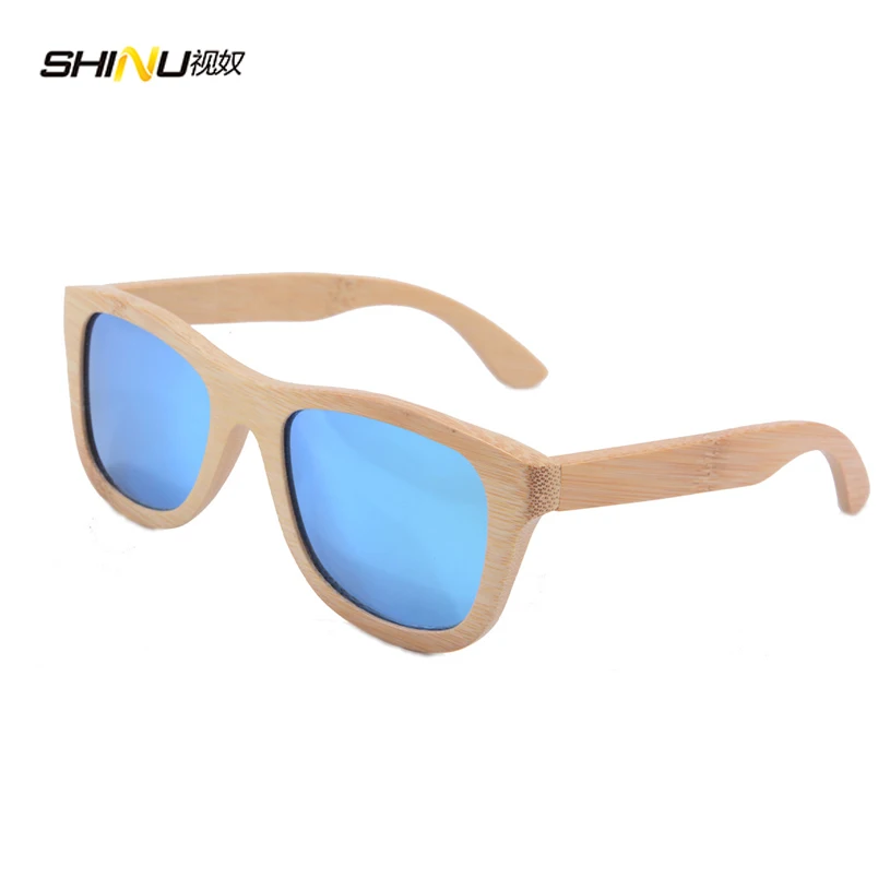 Бамбуковые солнечные очки Для мужчин деревянные солнцезащитные поляризованные