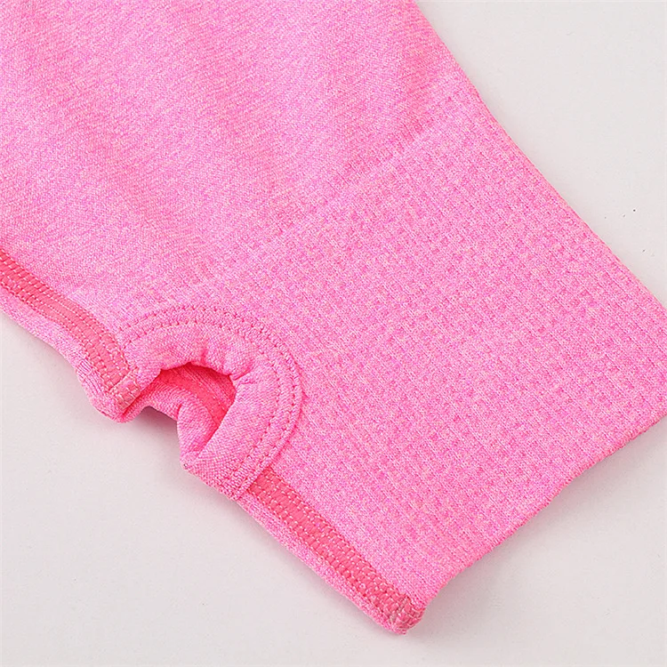 Быстросохнущая длинная футболка для бодибилдинга Женская тонкая Толстовка Yogaing