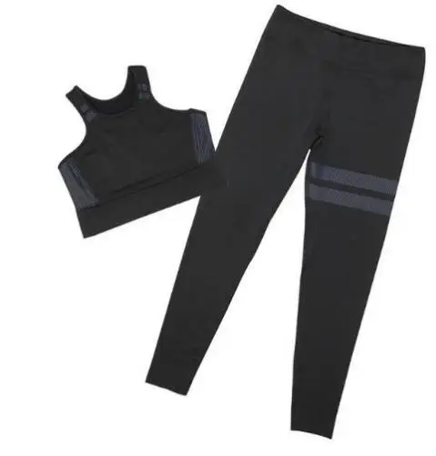 CB847 black set Спортивный костюм, спортивная одежда, женский спортивный костюм, комплект для бега, спортивная одежда для спортзала, спортивная одежда, комплект для йоги, одежда для фитнеса, одежда для йоги - Цвет: CB847 black set