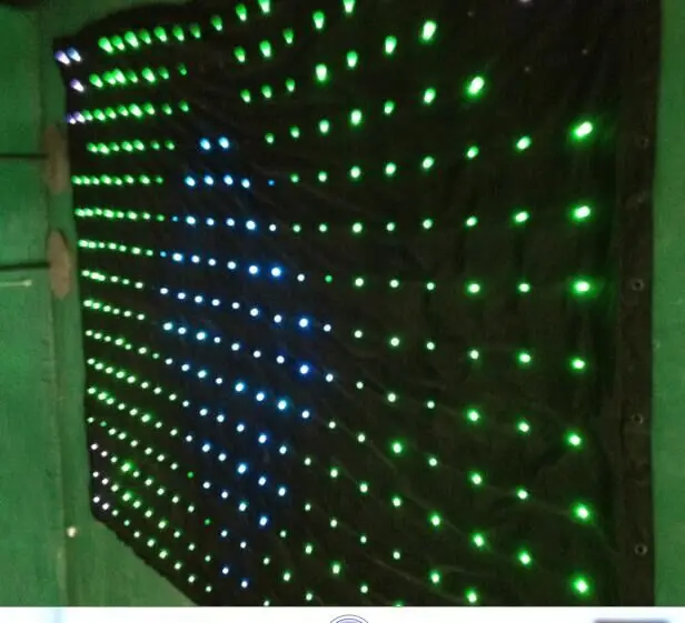 Светодиодный видеозанавес motiondrap светодиодный фон DJ эффект освещения RGB SMD 5050 Светодиодный SD контроллер