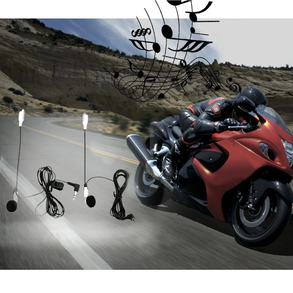 Гарнитура для мотоциклетного шлема двусторонняя система связи наушники и