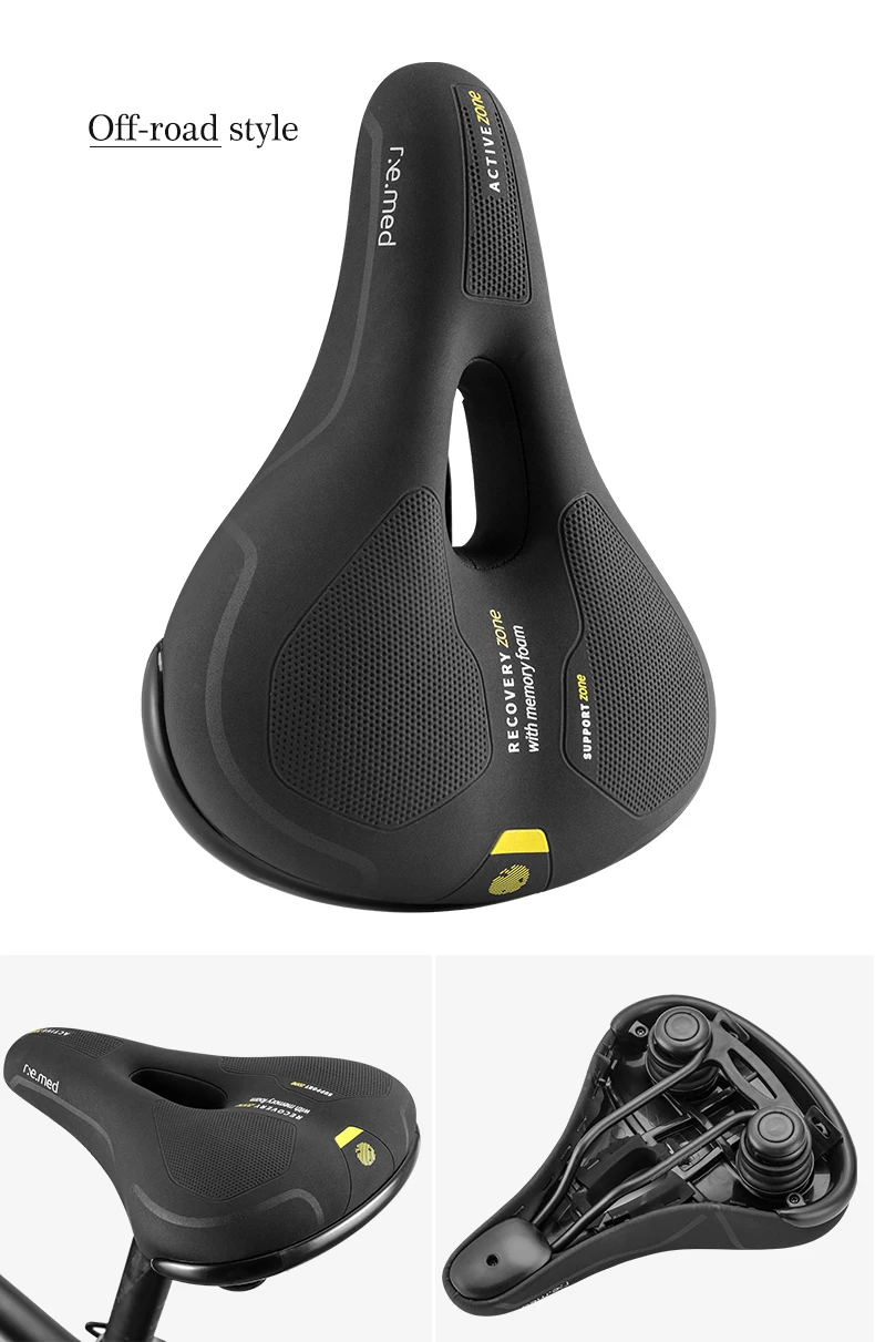 SELLE ROYAL MTB велосипедное седло с полой дышащей амортизацией, непромокаемая мягкая губка с эффектом памяти, повседневное Велосипедное Сиденье для бездорожья