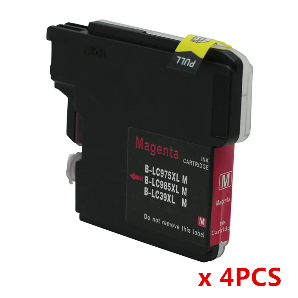 LC985 LC975 LC39 чернила картридж совместимый с DCP385C DCP-J125 DCP-J315W MFC-J415W MFC-J410 струйный принтер - Цвет: 4M