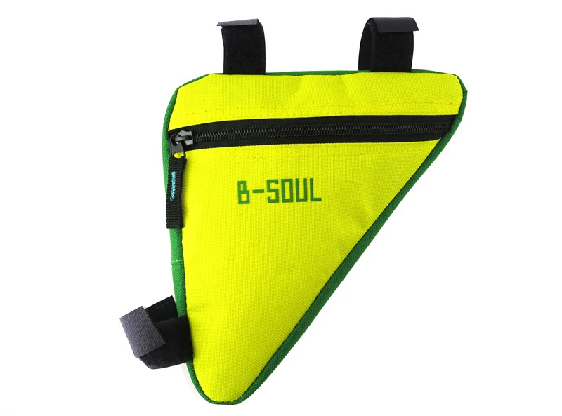 yellow B-SOUL, водонепроницаемая велосипедная треугольная сумка для велосипеда, передняя рама, сумка для велоспорта, верхняя труба, сумка для бутылки воды, карман, Аксессуары для велосипеда - Цвет: yellow
