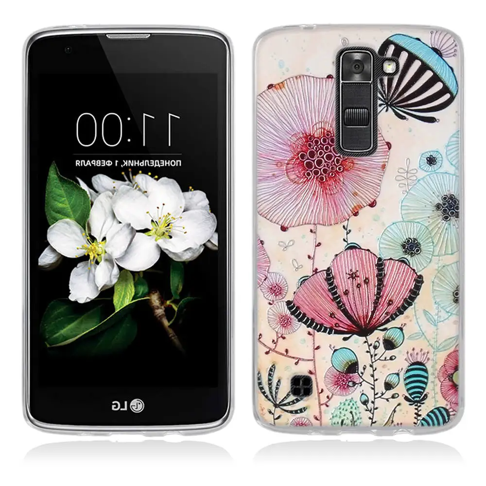 Чехол для LG K7 X210 X210DS Tribute 5 LS675 чехол 3D рельефный телефона K 7 Мягкий силиконовый