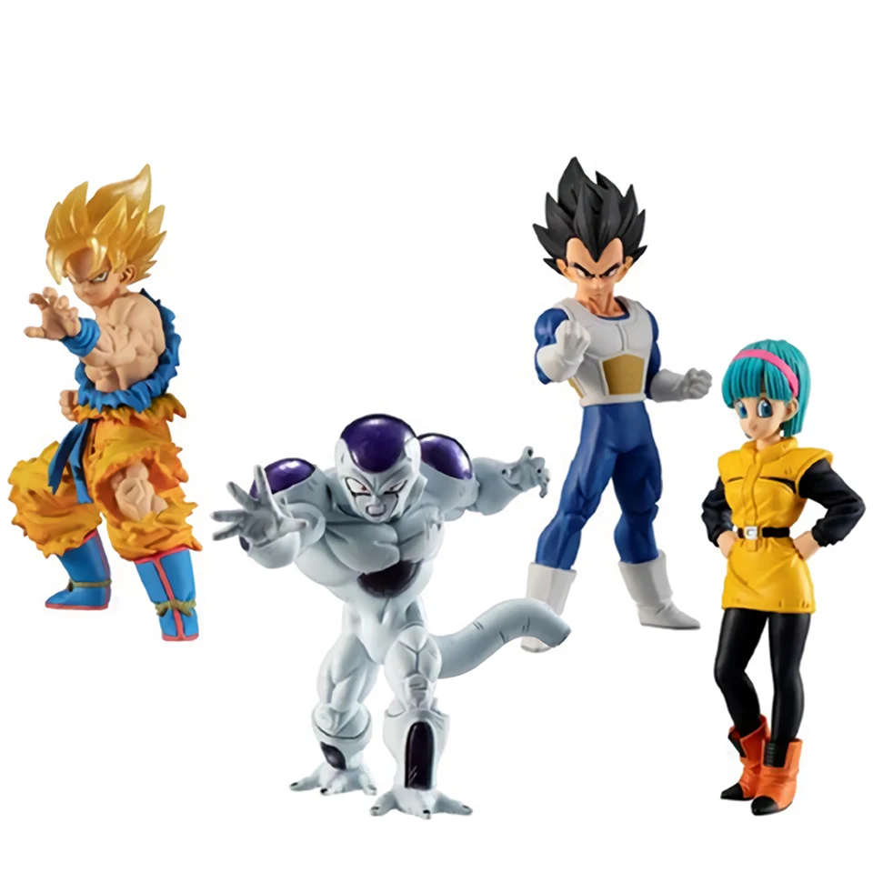 Tronzo 4 шт./компл. Bandai Dragon Ball HG фигура Gashapon 03 персонажи Гоку, Веджета, Фриза бурума ПВХ фигурка модель игрушки подарки - Цвет: 4pcs Set