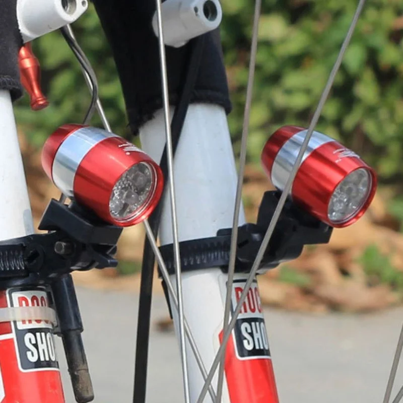 6 светодиодных велосипедных мини передних фар для велосипеда профессиональная