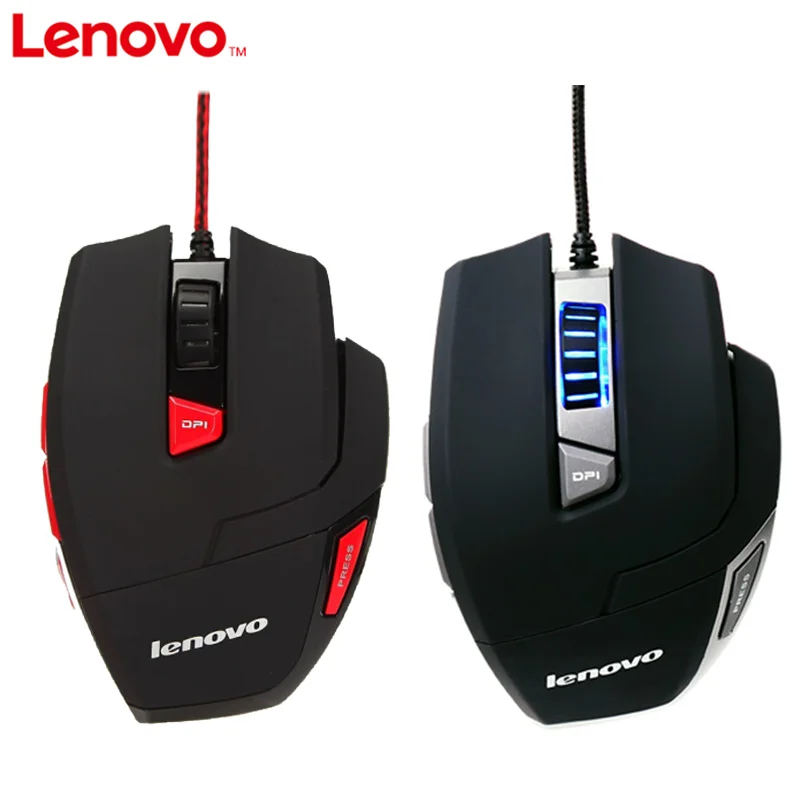 Мышь игровая Проводная Lenovo M600 9 клавиш DPI 3200 точек/дюйм|Мыши| |