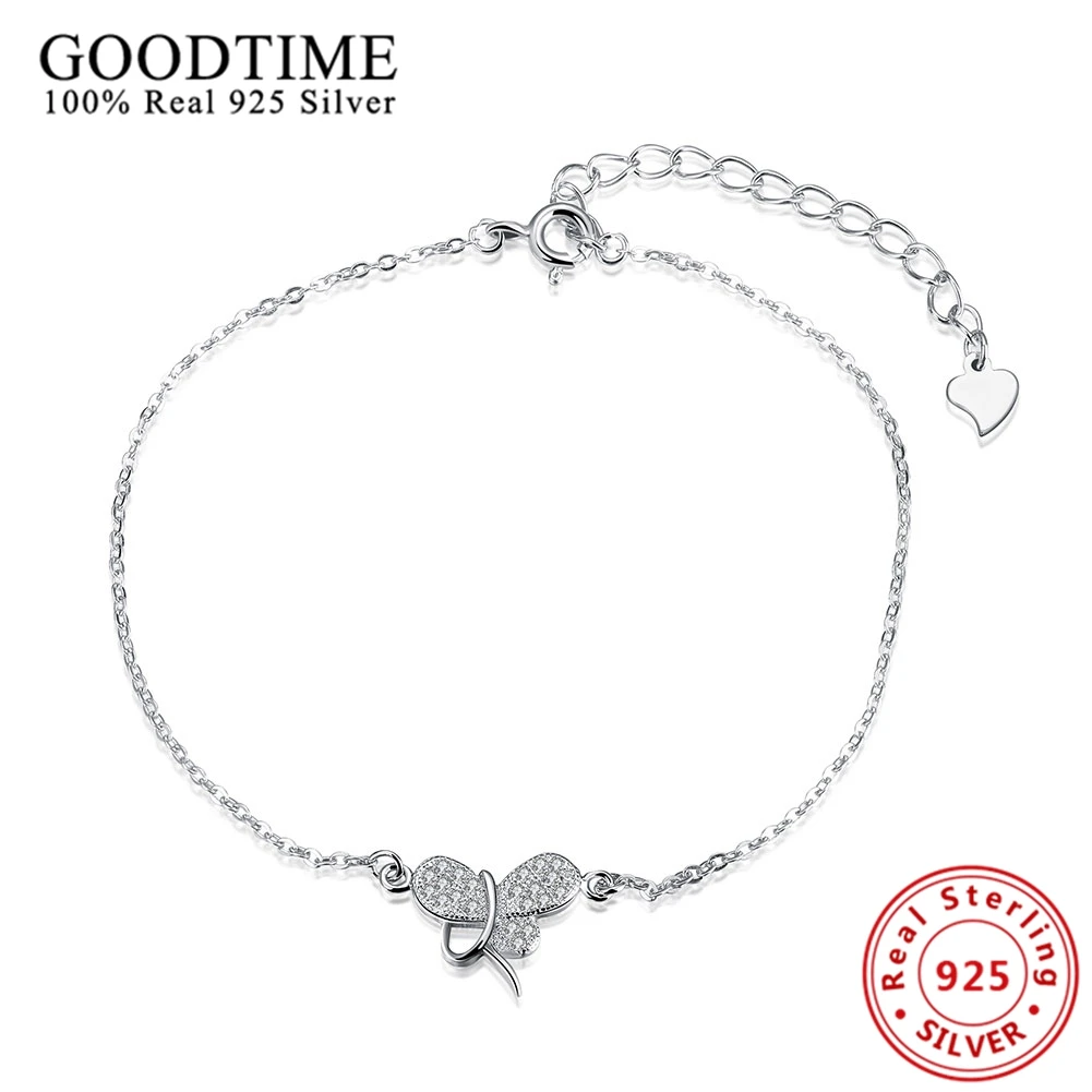 Модный браслет из стерлингового серебра 925 пробы браслеты для женщин милые