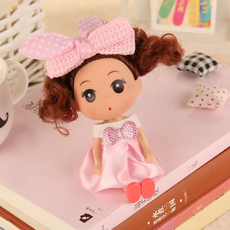 12 см новые куклы DIY Kawaii милые девушки действие пальцем игрушки малыш подарок на