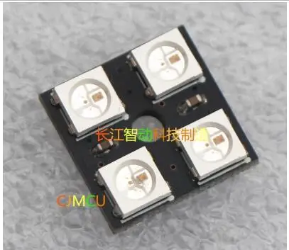 Бесплатная доставка! CJMCU-2814 новейшие WS2812B-4 RGB Светодиодный Фонари четыре