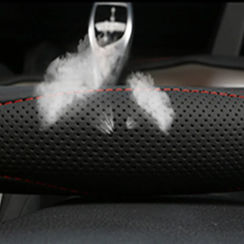 Кожаный чехол рулевого колеса автомобиля противоскользящие автомобильные чехлы