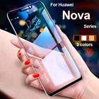 Закаленное стекло для смартфона huawei nova 3e 3i 3 4 4e, Защитное стекло для huawei honor 8x max y9 2019, защита экрана телефона