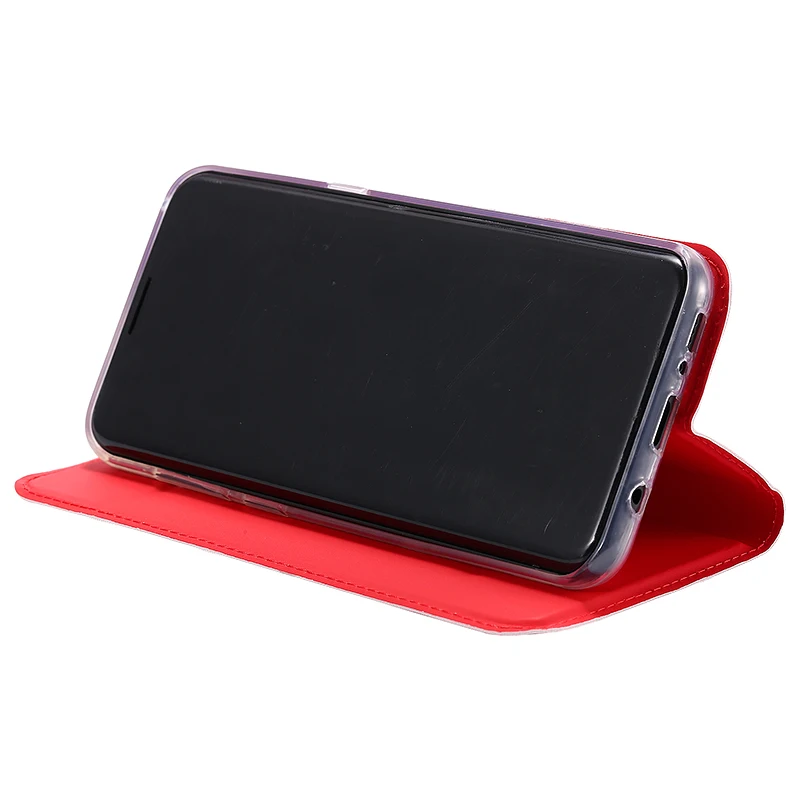 Ультра тонкий для отдыха Магнитные флип чехол кожаный бумажник Samsung S8 плюс