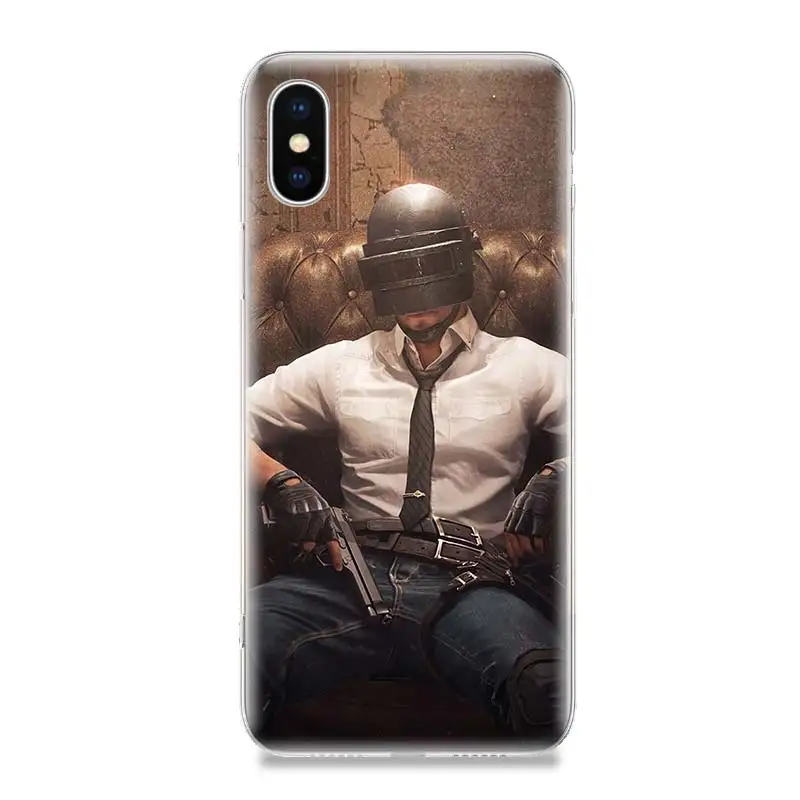 PUBG курица ужин мягкие телефон назад чехол для iPhone 6 S 7 плюс 8X10 XS MAX XR 5 5S SE рисунком