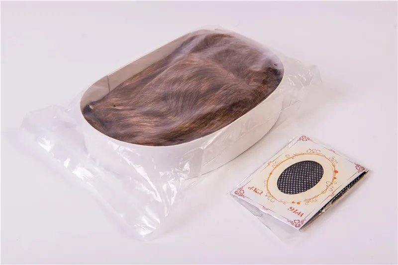 GRES Надувные вьющиеся высокотемпературные волосы блонд коричневый градиент для