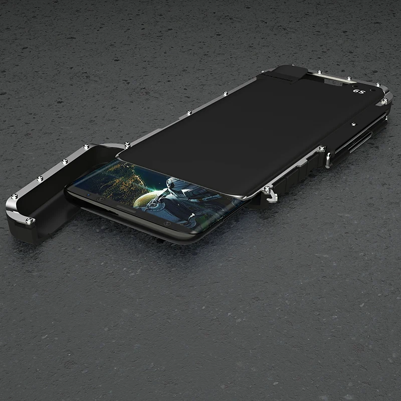 Сверхмощный защитный чехол для Samsung Galaxy S9 Plus с полной защитой 360 градусов откидной