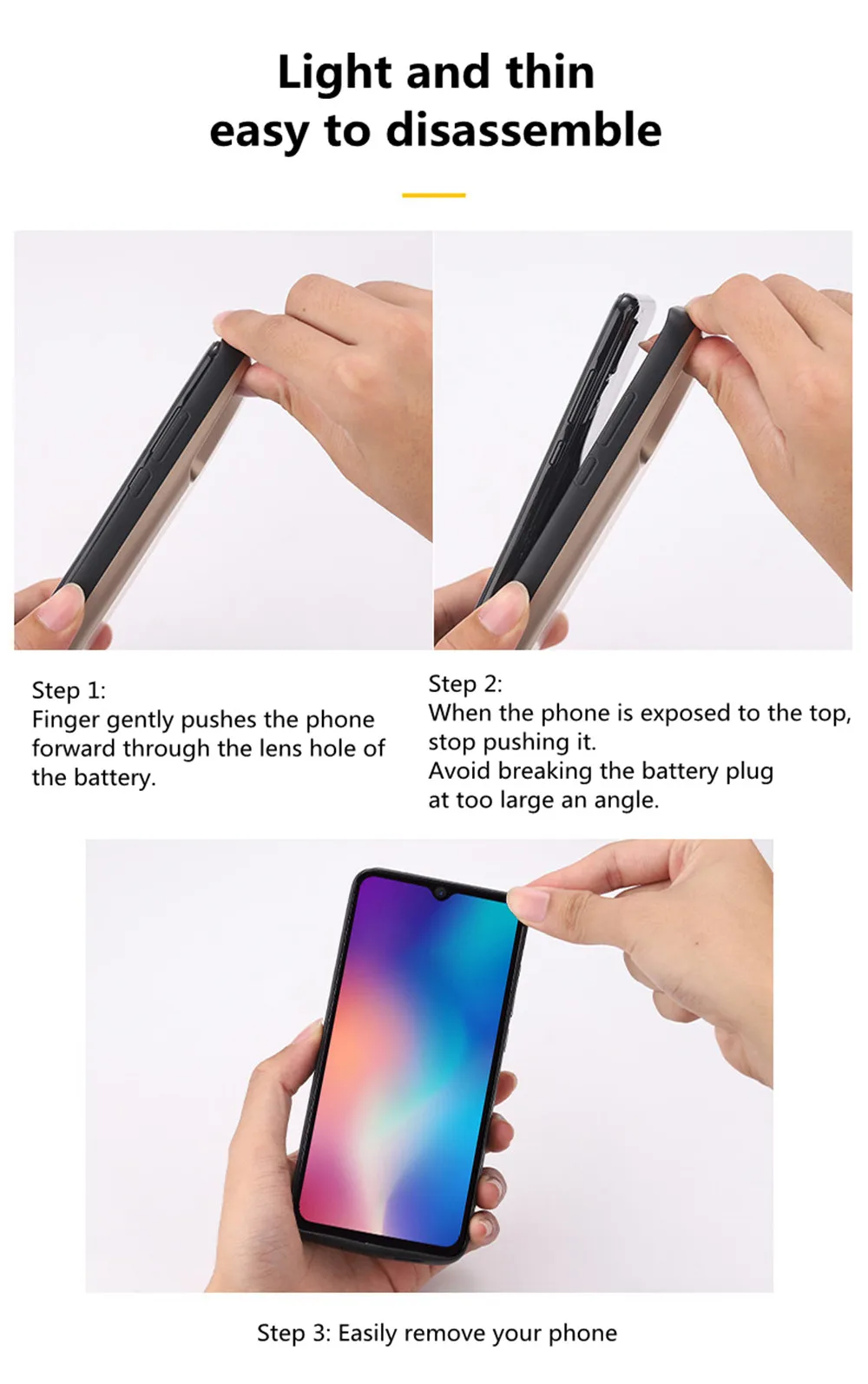 NTSPACE Расширенный аккумулятор зарядное устройство Чехлы для Xiaomi Mi 9 power bank чехол 5000 мАч портативный блок питания зарядное устройство чехол