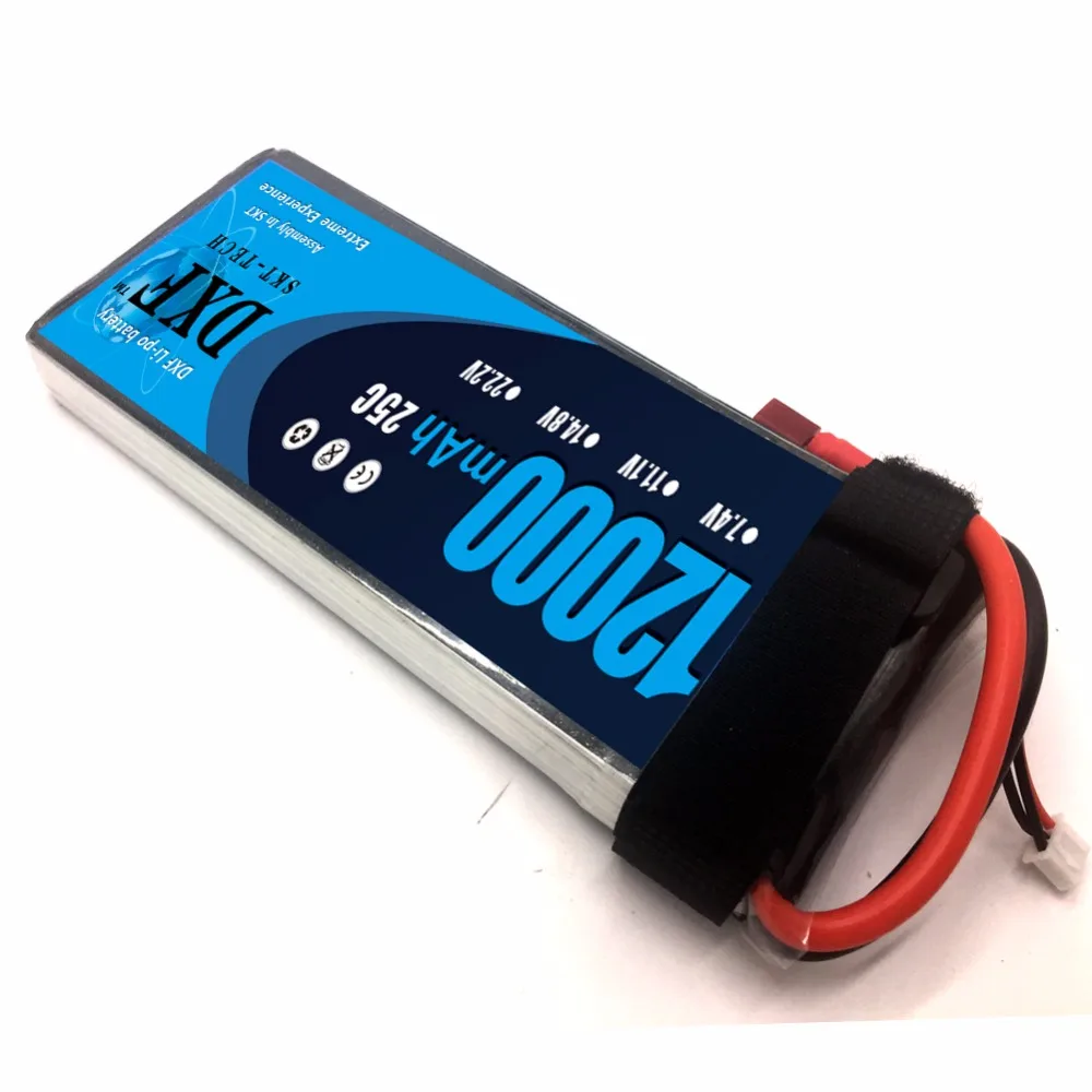 DXF Power Lipo battery 2S 7 4 В 12000 мАч 25c вал нежилой аппарат HM литиевая батарея для RC