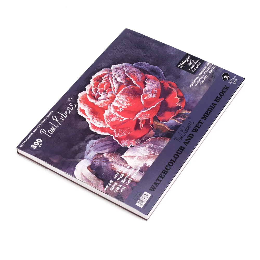 

Бумага для акварели Paul Rubens, 50% хлопок, 300 г/м2