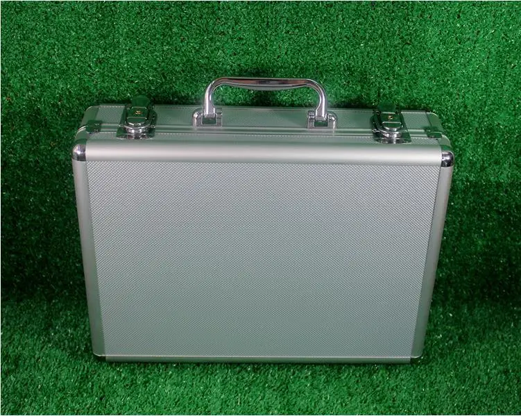 Алюминиевый ящик для инструментов FTTH с холодным соединением пустой черный и