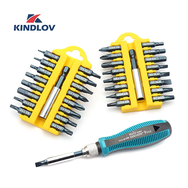 Набор отверток KINDLOV Torx Hex Phillips Parafusadeira 17 в 1 набор магнитных прецизионные