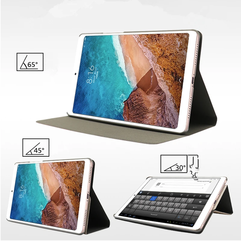Прибытие Смарт Флип PU кожаный чехол для Xiaomi Mipad 4 8 дюймов 2018 Планшет тонкий стенд Mi