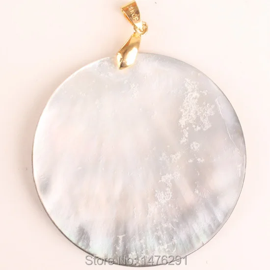 Кулон перламутровый круглый с узором 50 мм|bead pendant|pendant typesbeaded pewter |