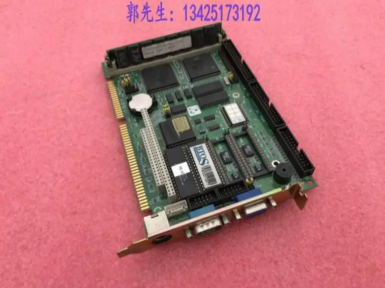 100% оригинальная Рабочая плата ПК, модель Rev.B2, слот ISA, Промышленная материнская плата, полуразмерная ЦП-карта PICMG10 с процессором RAM