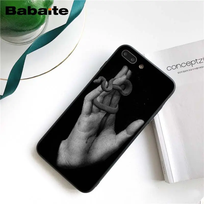 Babaite ручная змея Цветок змея картина чехол для телефона для iphone 11 Pro 11Pro Max 8 7 6 6S Plus X XS MAX 5 5S SE XR