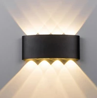 modern led wall lamp indoor stair light fixture bedside loft living room up down home hallway lampada 2w 4w 6w 8w wall sconces