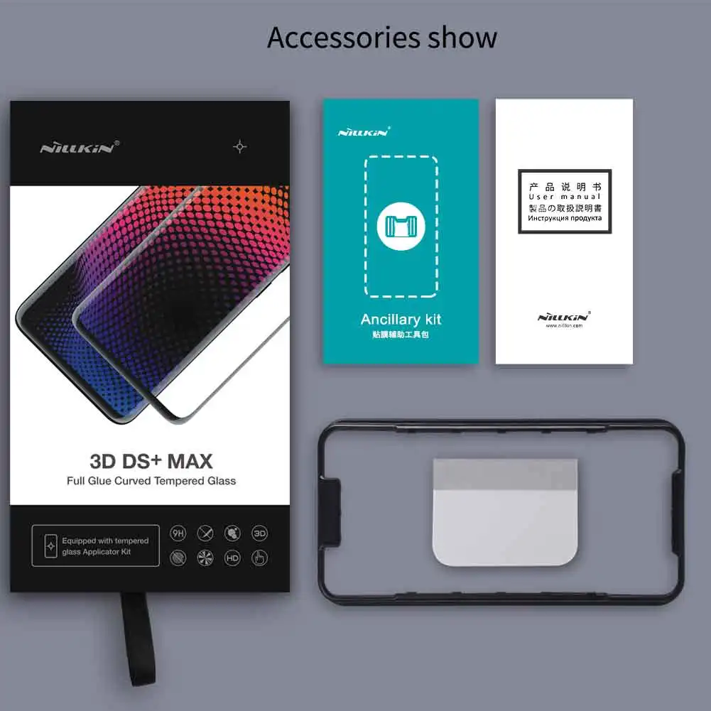 

Huawei Mate 20 Pro Glass Tempered 9D 9H Screen Protector Nillkin DS+ MAX Full Cover Safety Glass For Huawei Mate 20 Pro