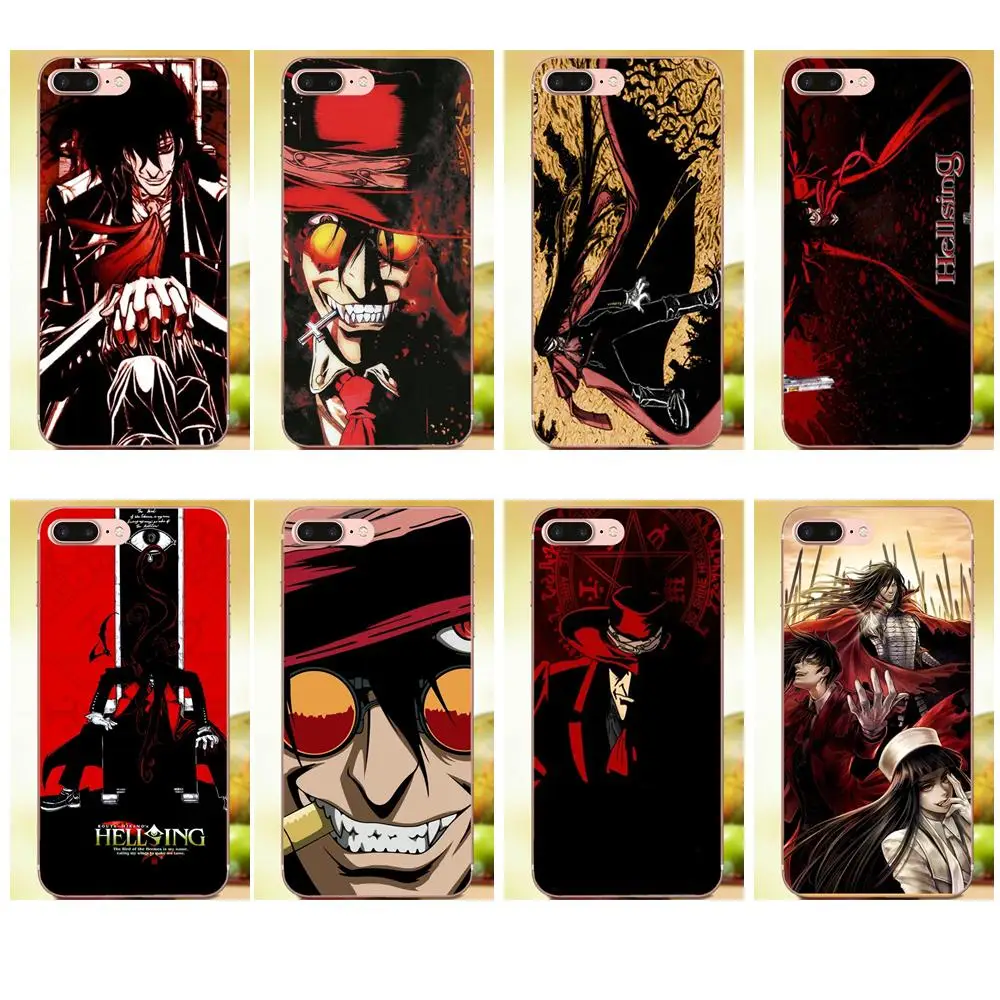 Специальный аниме Alucard Hellsing для Sony Xperia Z Z1 Z2 Z3 Z4 Z5 compact Mini M2 M4 M5 T3 E3 E5 XA XA1 XZ Премиум