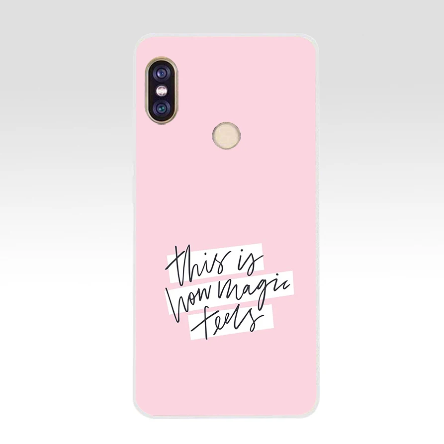 Мягкий Силиконовый ТПУ чехол 274FG со словицей девиз для телефона xiaomi redmi 5A 8 8A 5Plus note