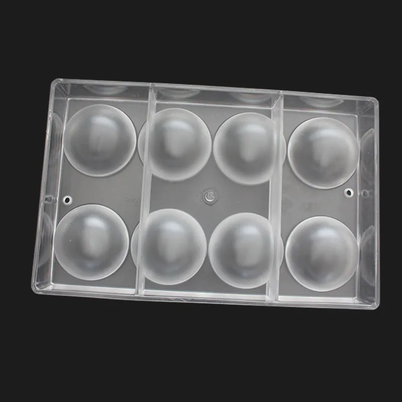 Goldbaking форма для шоколада, поликарбонат, форма для шоколада, полушар, 3D большой шоколадный мячик, все виды, размер на выбор