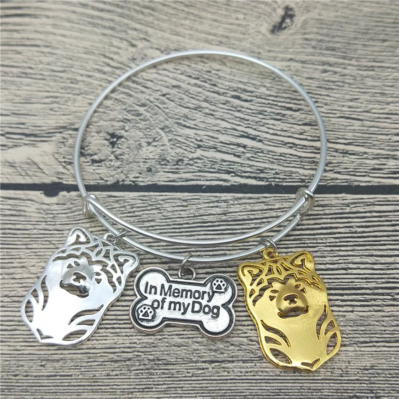 

New Akita Bangles Cute Akita Dog Bangles Bracelets Fashion Animal Pet Jewellery